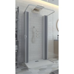 Štvorcový sprchový plastový kút Olsen Spa SATURNO