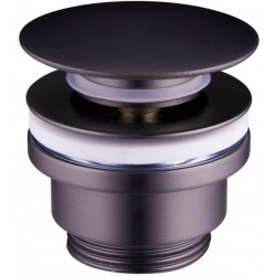 Umývadlový click/clack výpust, univerzálny, grafitový