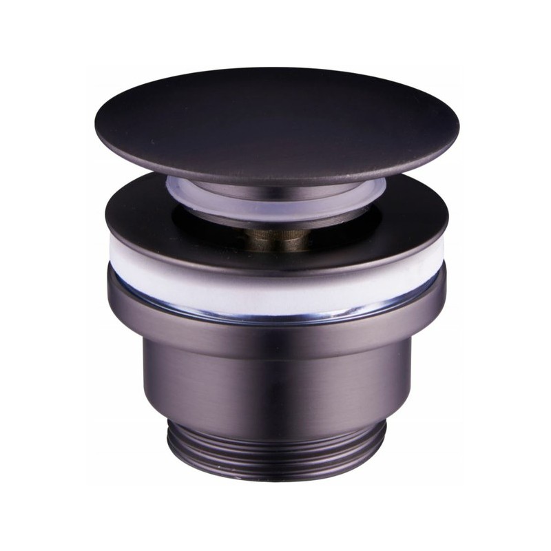 Umývadlový click/clack výpust, univerzálny, grafitový