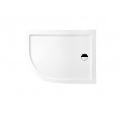 SATURN, asymetrická sprchová vanička akrylátová