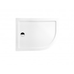 SATURN, asymetrická sprchová vanička akrylátová