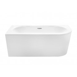 Voľne stojaca vaňa AVITA A-LINE, pre inštaláciu k priebežnej stene je vyrobená zo sanitárneho kompozitu (akrylát).