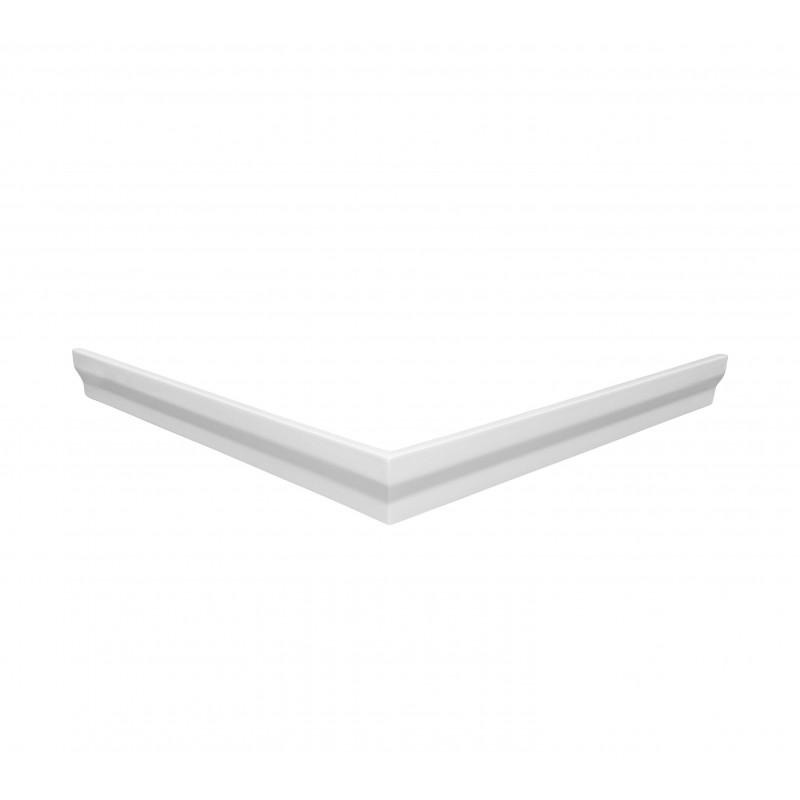 Čelný panel k vaničke z liateho mramoru KERMEN - štvorec