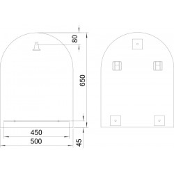 Zrkadlo s osvetlením Olsen Spa Linea