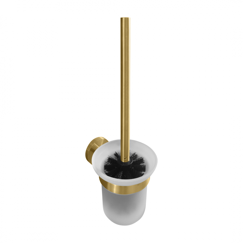 WC štetka, miska sklo, 95×360×140 mm