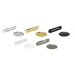 Volně stojící vana AVITA A-LINE v černo-bílém provedení, pro instalaci k průběžné stěně je vyrobena ze sanitárního kompozitu (ak