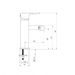 Bidetová baterie ANEMON-31