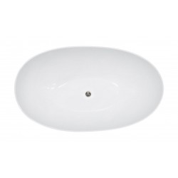 Voľne stojaca vaňa SIYA Glam - strieborná