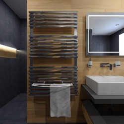 Držák ručníků na otopné těleso, 600 × 80 × 220 mm