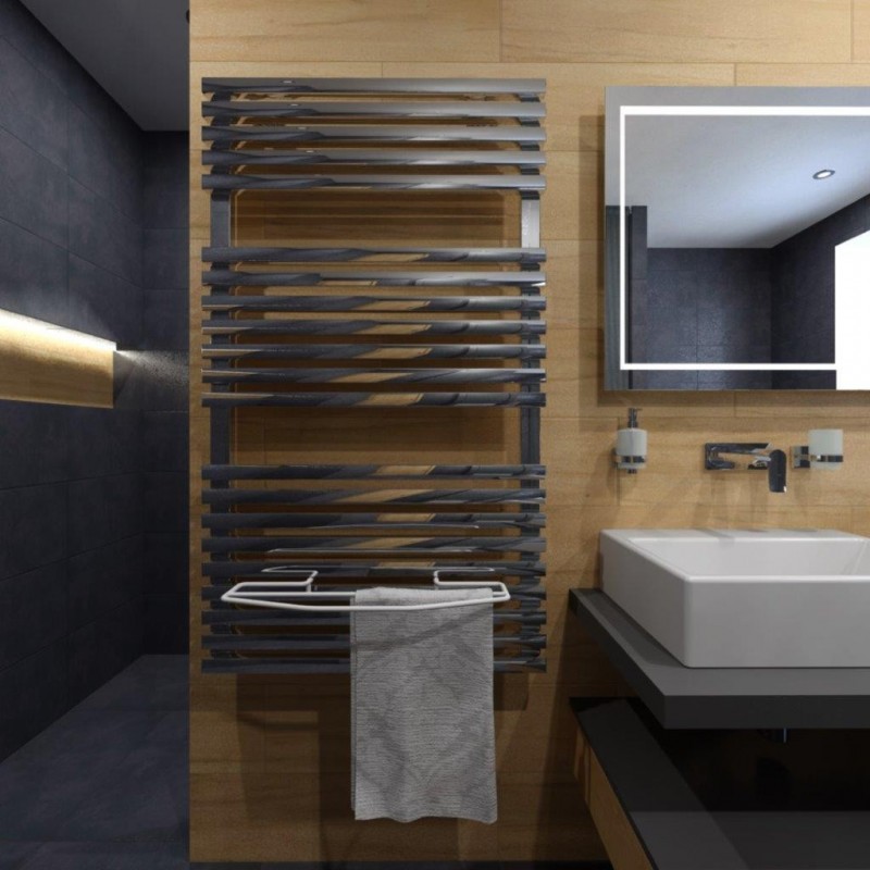 Držiak uterákov na vykurovacie teleso, 600 × 80 × 220 mm