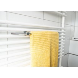 Držiak uterákov na vykurovacie teleso rovný, 600 × 40 × 90 mm, chróm