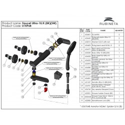 Vaňová nástenná vodovodná batéria Olsen Spa ULTRA-10