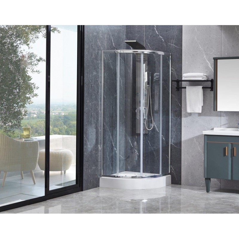 Čtvrtkruhový sprchový kout Olsen Spa LUGO