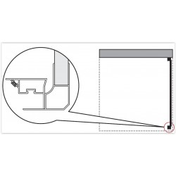 Sprchová zástěna Anta fissa MA