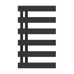 Koupelnový radiátor EDINBURGH černá barva