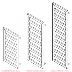 Koupelnový radiátor GLASGOW bílá barva
