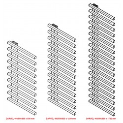Koupelnový radiátor DARVEL bílá barva