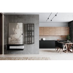 Koupelnový radiátor žebřík MONDRIAN antracit