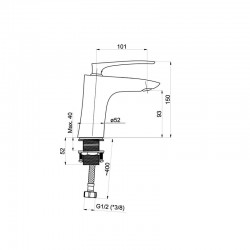 Umyvadlová baterie AERO - 18