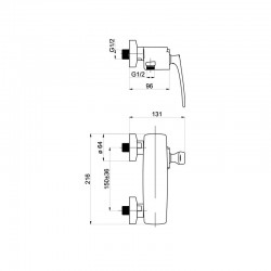 Sprchová baterie AERO-12