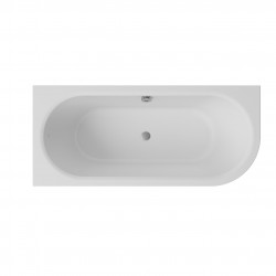 Voľne stojaca vaňa AVITA A-LINE, pre inštaláciu k priebežnej stene je vyrobená zo sanitárneho kompozitu (akrylát)