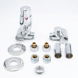 Připojovací ventil INTER-SET (Z8) kompletní sada pro radiátory, s termostatickou hlavicí