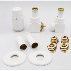 Připojovací ventil CUBE-SET (Z2) kompletní sada pro radiátory, s termostatickou hlavicí