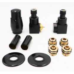 Připojovací ventil CUBE-SET (Z2) kompletní sada pro radiátory, s termostatickou hlavicí