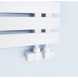 Připojovací ventil EDGE-SET, rohový hranatý ventil (Z2) kompletní sada pro radiátory