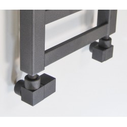 Připojovací ventil EDGE-SET, rohový hranatý ventil (Z2) kompletní sada pro radiátory