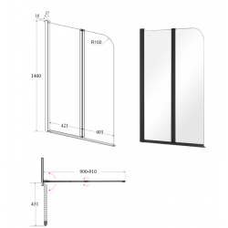 Vaňová zástena PRIME 2