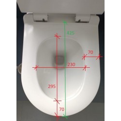 WC doska ROBUSTO SLIM soft-close