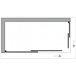 Vanová zástěna Vasca vela