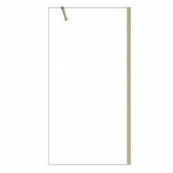 Walk-in bezdveřový a bezbariérový sprchový kout ECO-N GOLD