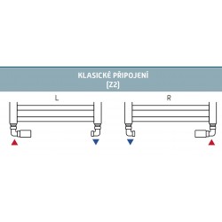 Připojovací ventil Z2 kompletní sada pro radiátory, s termostatickou hlavicí