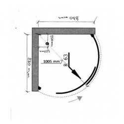 Sprchový kút ALBATERA - momentálne je možné dokúpiť vaničku!