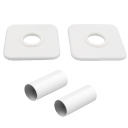 Rohový ventil, krycí rozety a krycí trubičky