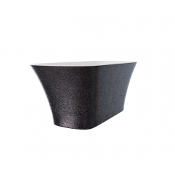 Volně stojící vana ASSOS S-LINE vyrobená z litého mramoru (Mineral Durabe)