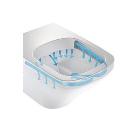 Závěsné WC UNO RIMLESS se sedátkem Soft-close