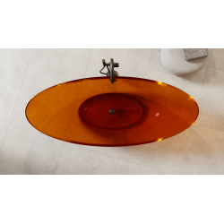 Volně stojící vana AXYA ze syntetické pryskyřice