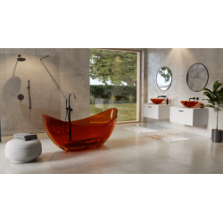 Volně stojící vana AXYA ze syntetické pryskyřice