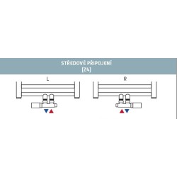 Připojovací ventil TERM-SET (Z4) kompletní sada pro radiátory, s termostatickou hlavicí