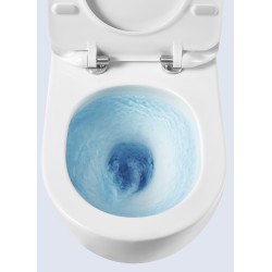 Závěsné WC OVALE BASSO TORNADO s FLAT sedátkem Soft-close