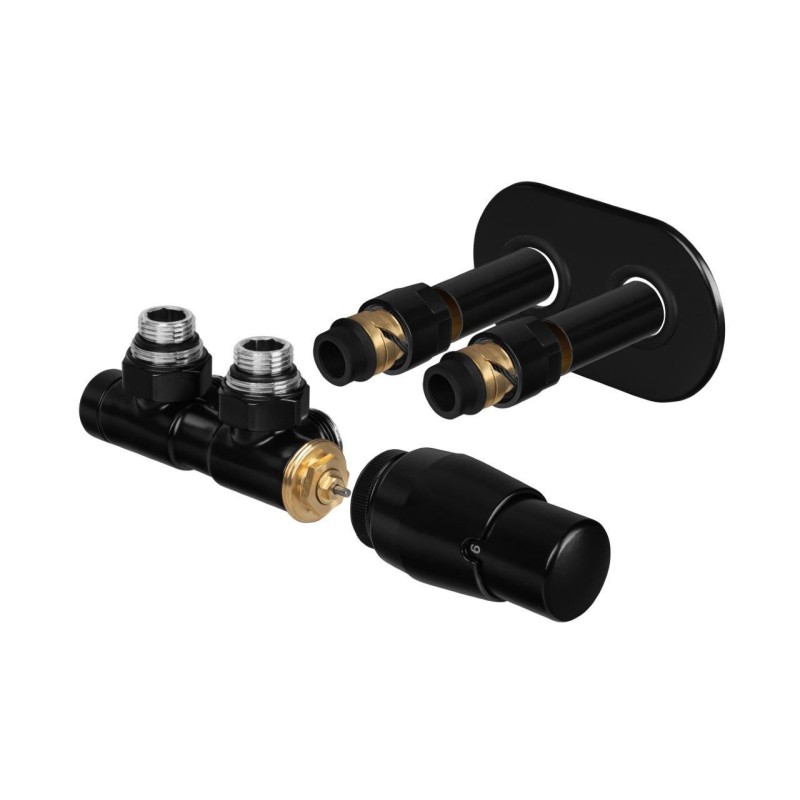 Připojovací ventil TERM-SET (Z4) kompletní sada pro radiátory, s termostatickou hlavicí