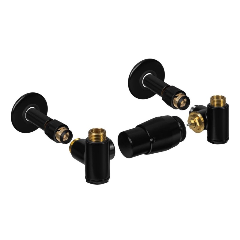 Připojovací ventil INTER-SET (Z8) kompletní sada pro radiátory, s termostatickou hlavicí