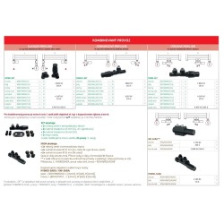 Připojovací ventil TERM-SET (Z4) kompletní sada pro radiátory, s termostatickou hlavicí