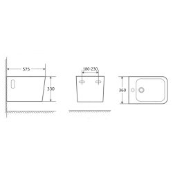 Závesný bidet Olsen Spa ORLO