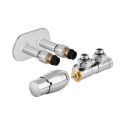 Připojovací ventil TERM-SET (Z4) kompletní sada pro radiátory, s termostatickou hlavicí