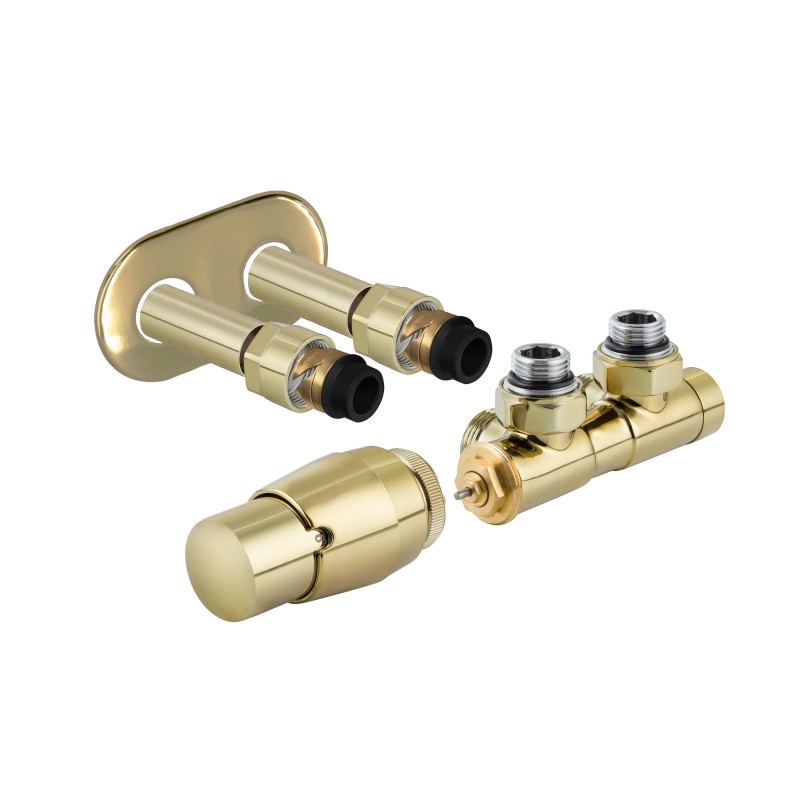 Připojovací ventil TERM-SET (Z4) kompletní sada pro radiátory, s termostatickou hlavicí