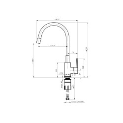 Drezová batéria TWISTER-33 Biela